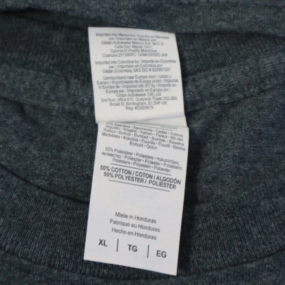 Gildan Indiana Pacers NBA Basketball T-Shirt Mens XL Charcoal Gray Heather Tee